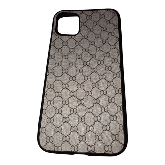 *New*Light Brown geometric print Iphone 11 Case - Picture 1 of 1